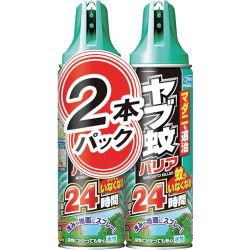 【TRUSCO】フマキラー　ヤブ蚊バリア４８０ｍｌ２本パック